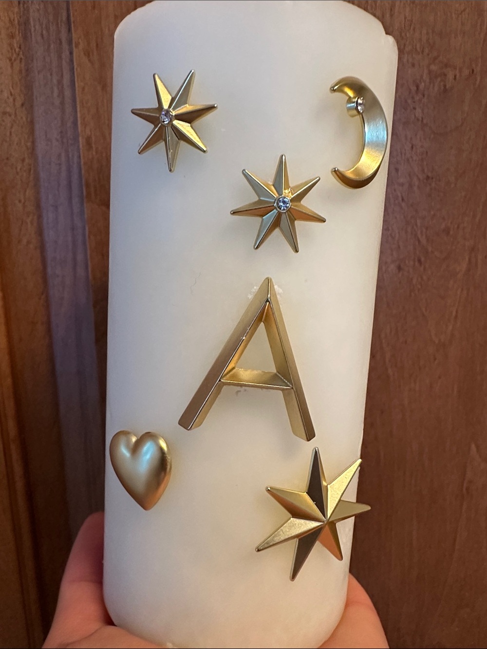 Anthropologie Initial 'A' Decorative Candle Charms - Home Accents